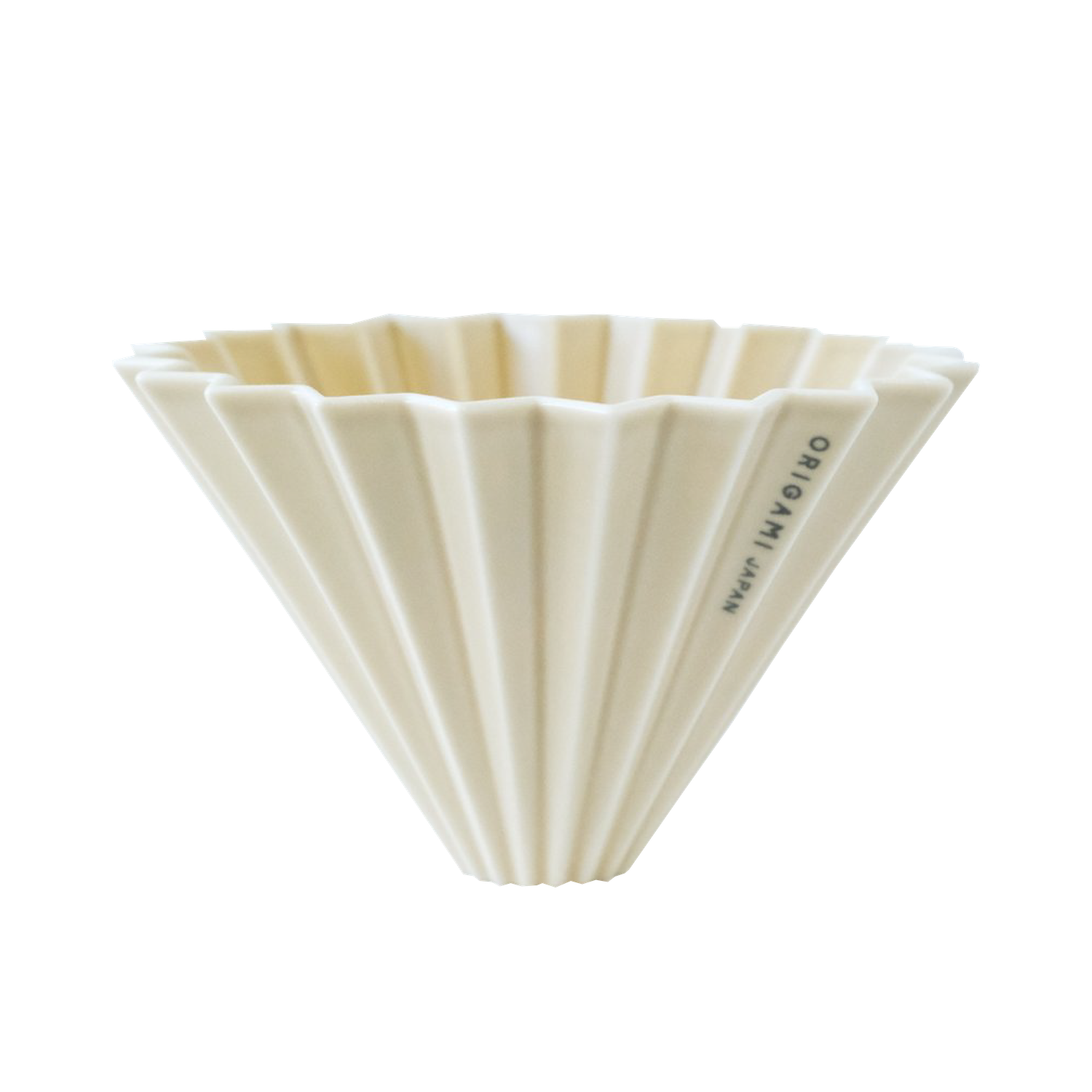 Origami Ceramic Coffee Server Matte Beige